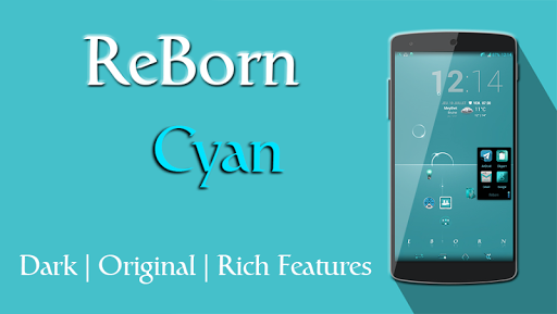 免費下載個人化APP|ReBorn Cyan - CM11 Theme app開箱文|APP開箱王