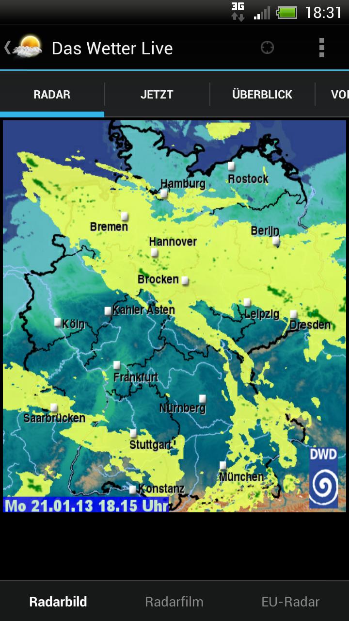 Das Wetter Live Screen 2