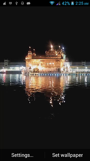 Golden Temple Live Wallpaper