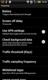 Deep Sleep Battery Saver - screenshot thumbnail