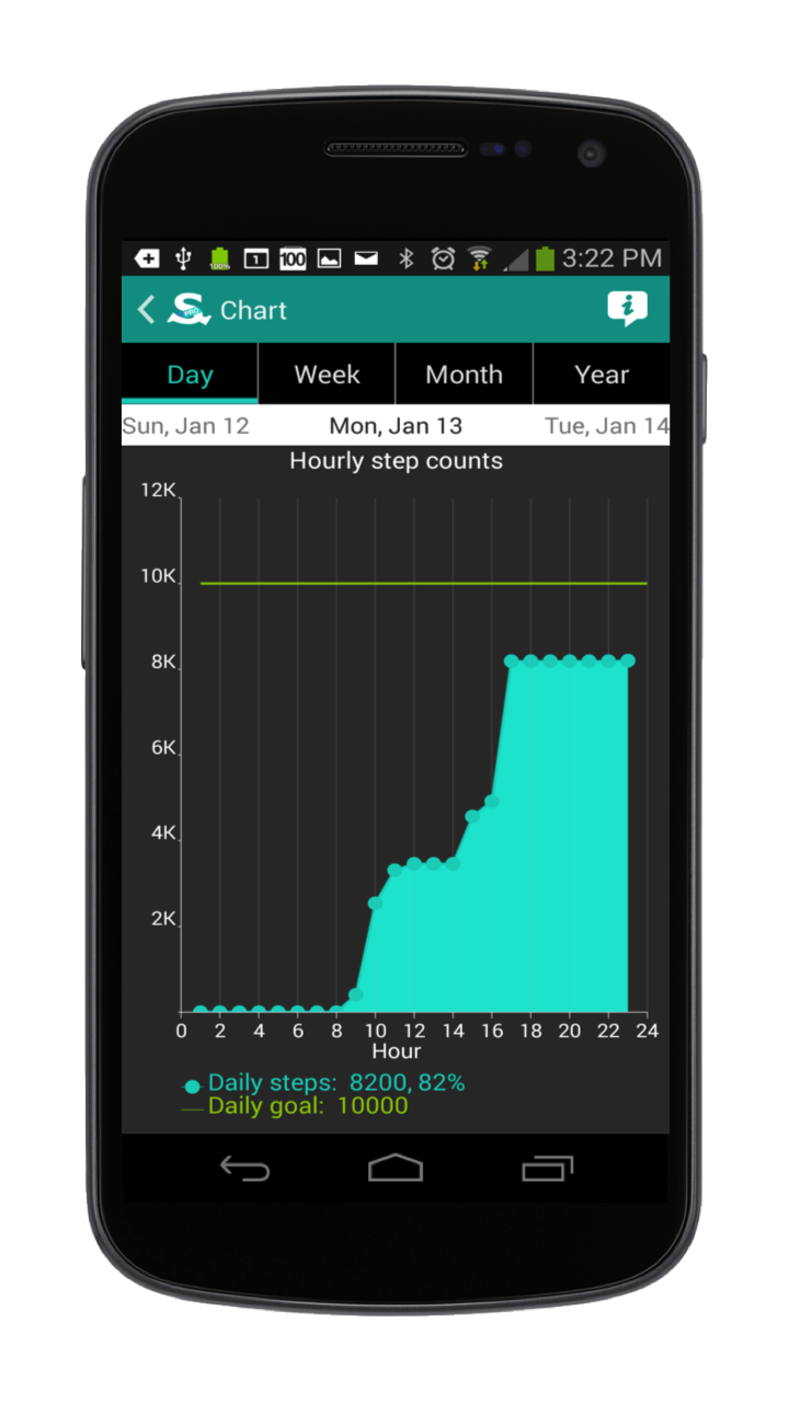 StepOn-Pro Step Tracker Screen 3