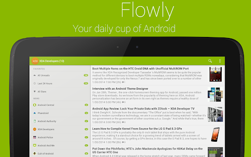 Flowly Pro - News for Android™ - screenshot thumbnail