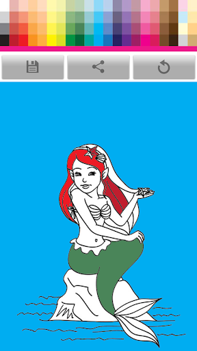 免費下載益智APP|Coloring Princess Mermaid app開箱文|APP開箱王