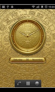 Maya Designer Clock Widget - náhled