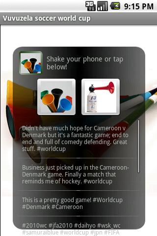 Vuvuzela soccer world cup Screen 2