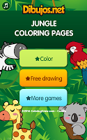 Jungle Coloring  Pages APK Gambar Screenshot #16