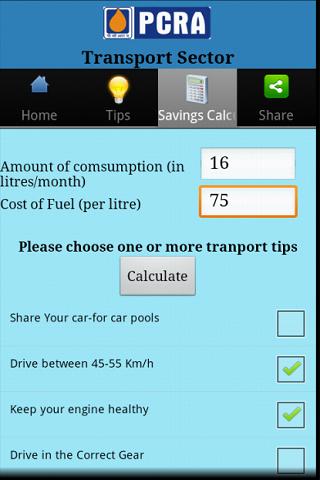 【免費教育App】PCRA - Fuel Saving Tips - Tabs-APP點子