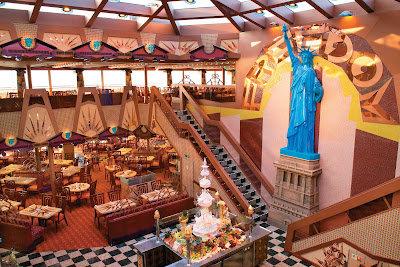 You'll have a wide variety of menu options at the Freedom Restaurant, Carnival Freedom's buffet dining hall.