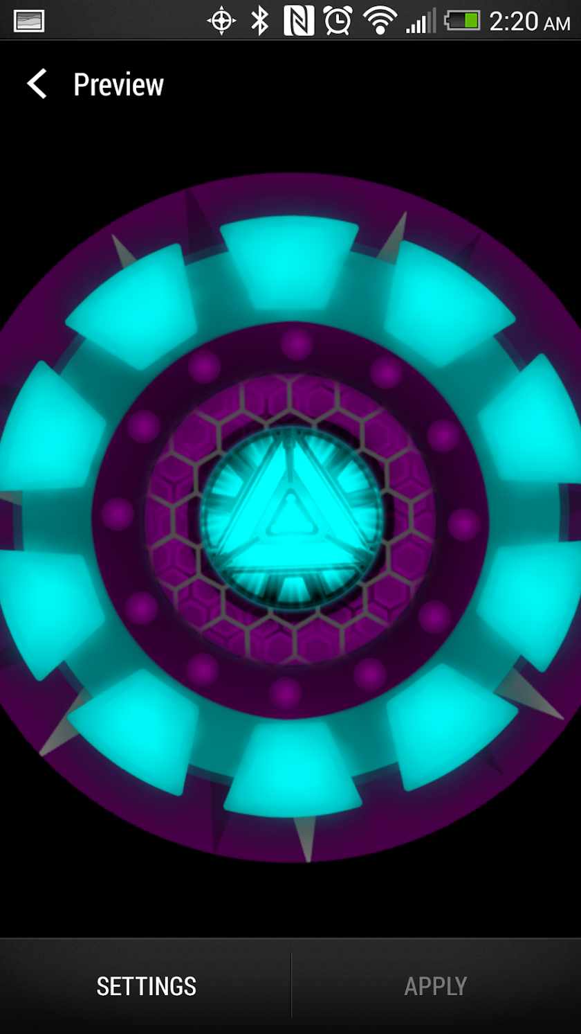 Fusion Reactor Live Wallpaper Screen 2