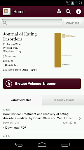 Journal of Eating Disorders