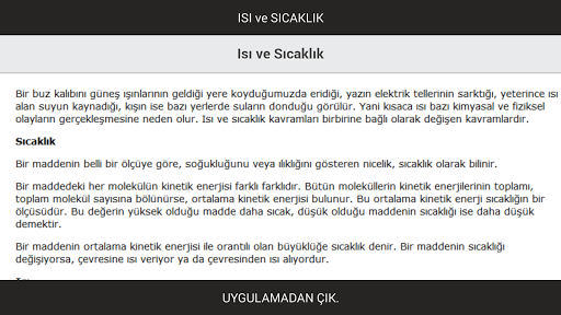 Isı ve Sıcaklık