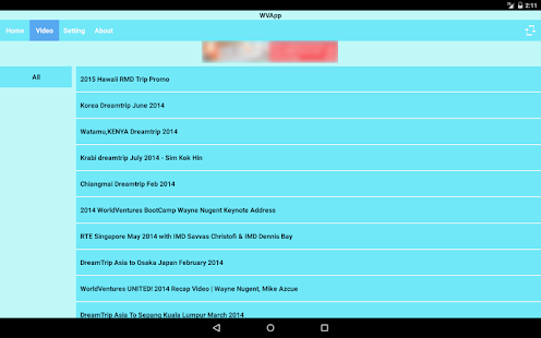 WVApp Screenshots 1