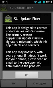 Superuser Update Fixer