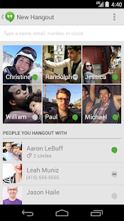 Hangouts - screenshot thumbnail