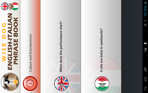 English-Italian Phrase Book Screenshots 2