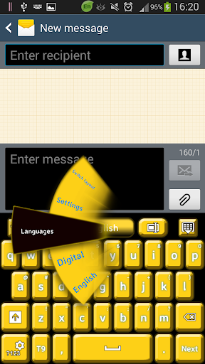 Black and Yellow Keyboard