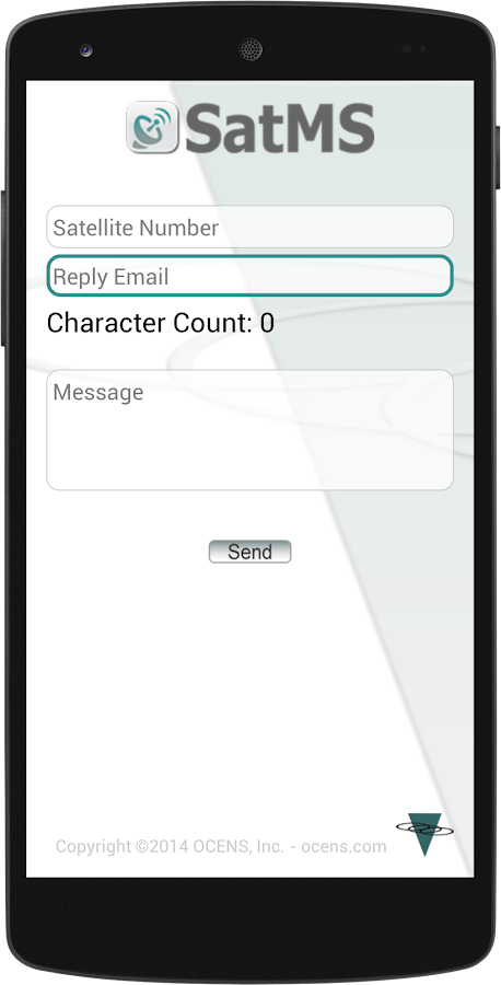 SatMS Screen 3