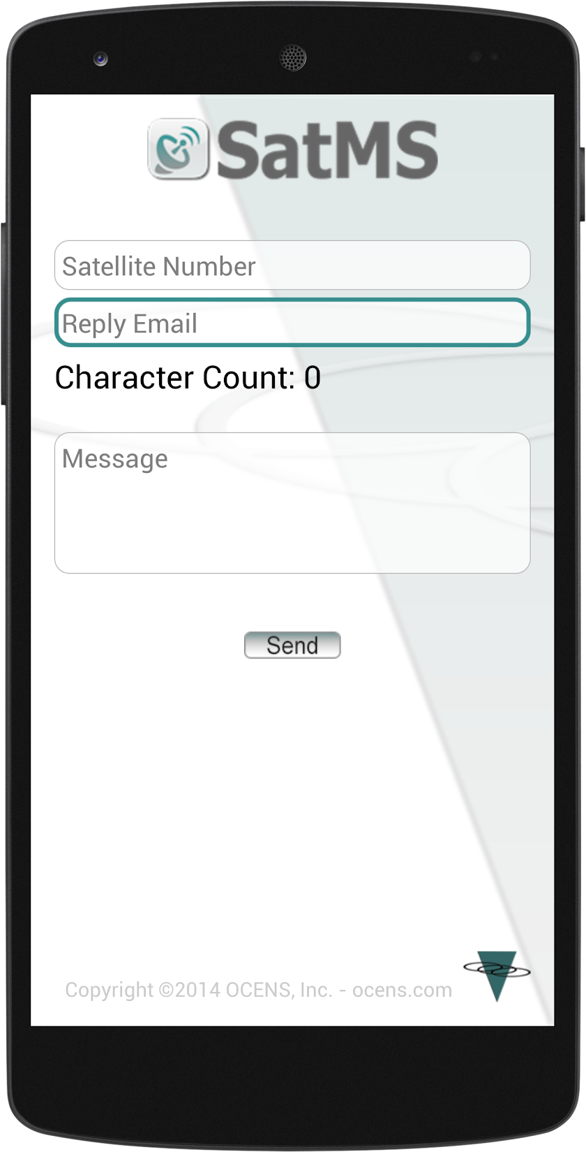 SatMS Screen 1