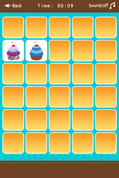 记忆匹配游戏与纸杯蛋糕图像 poster 4