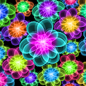 Neon Flower Theme logo