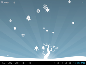 Live Snowflakes Wallpaper poster 3
