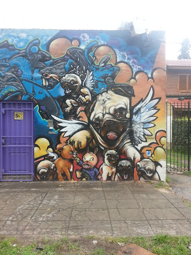 Grafiti Perros Angeles