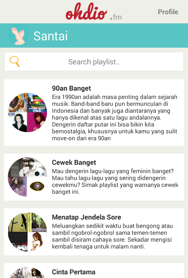 Ohdio.fm BETA - screenshot