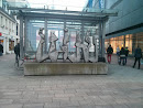 Skulptur in der Bahnhofsstraße