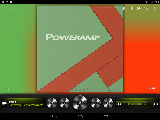 【免費音樂App】Poweramp skin Dark Metallic-APP點子