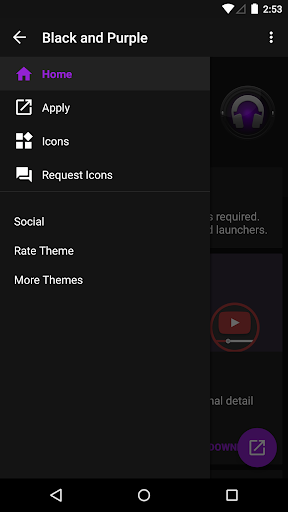 【免費個人化App】Black and Purple - Icon Pack-APP點子