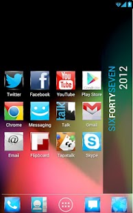 KitKat 4.4 Launcher Theme icon - screenshot thumbnail