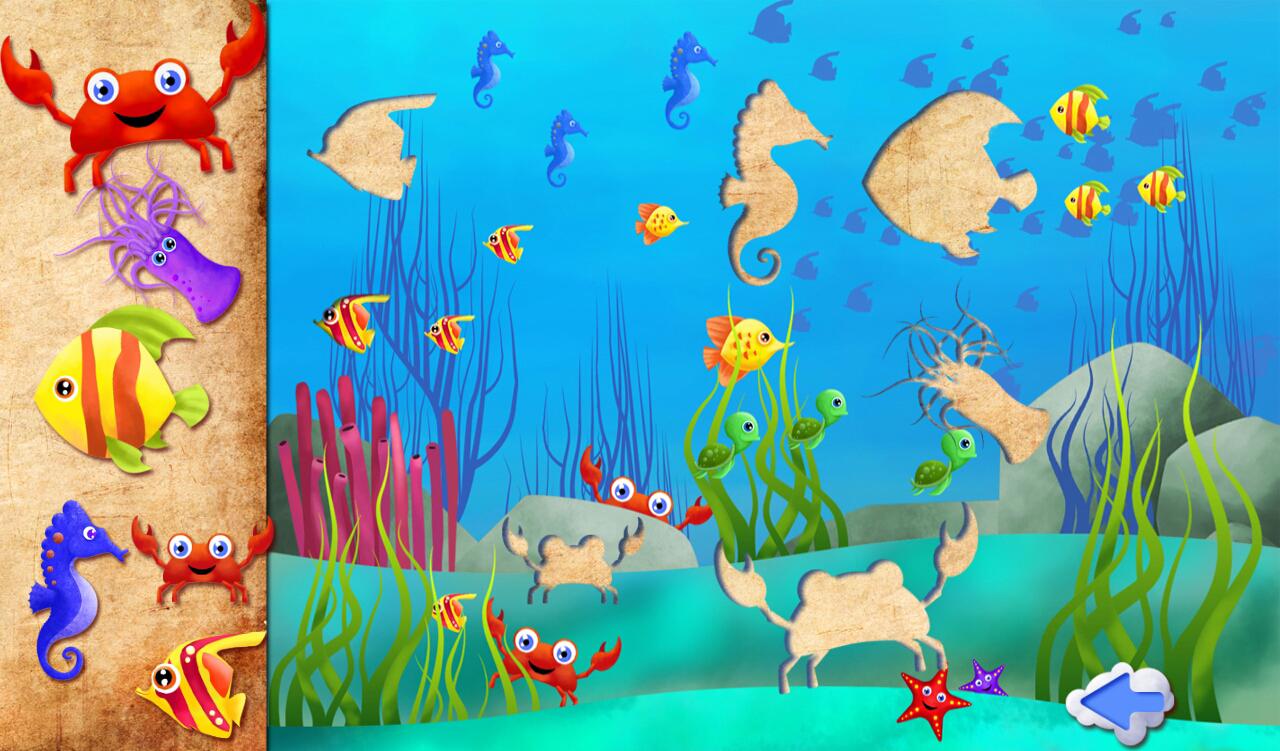 Android application Animated HD Puzzle for Kids screenshort