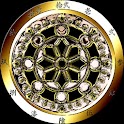 rinhou kamon Analog Clock logo