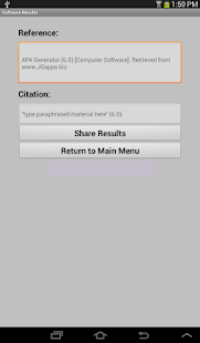 APA Generator - screenshot thumbnail