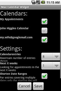 Free Max Calendar Widget APK for Android