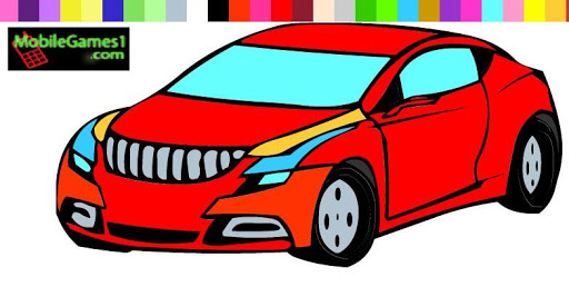 Race Car Coloring Game