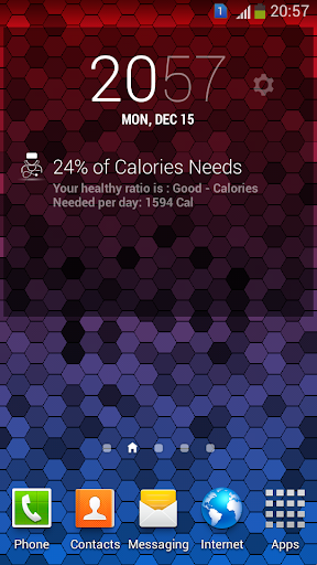 Calories Keeper DashClock