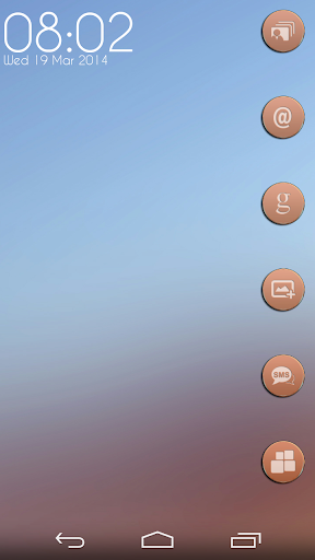 VM9 Orange Glass Icons