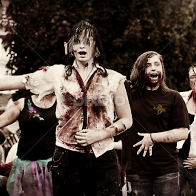 The Zombies are coming!!!!! by Tricia Goode - Public Holidays Halloween
