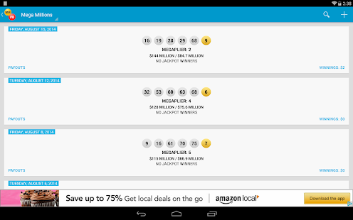 Mega Millions &amp; Powerball - Android Apps on Google Play