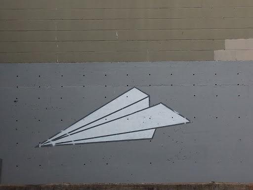 Paper Airplane Mural