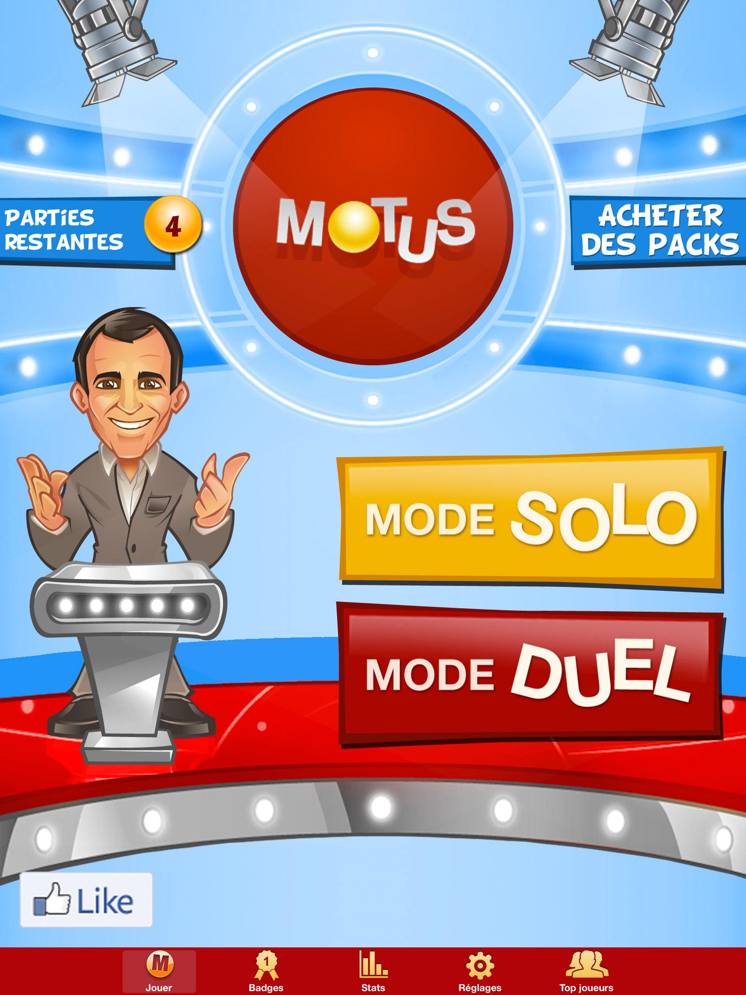 Android application Motus, le jeu officiel France2 screenshort