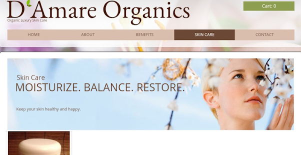 D'Amare Organics Skin Care Screenshots 1