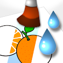 Coloring with Water Vegetable logo