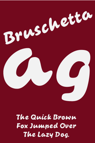 Bruschetta FlipFont