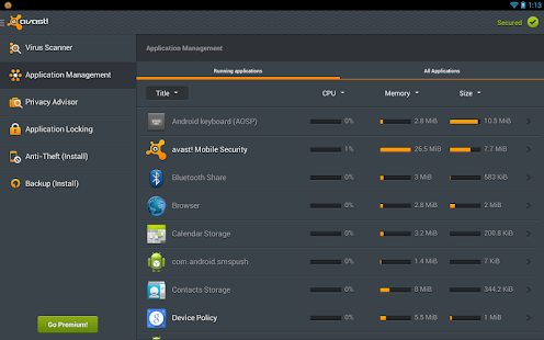 Mobile Security & Antivirus - screenshot thumbnail