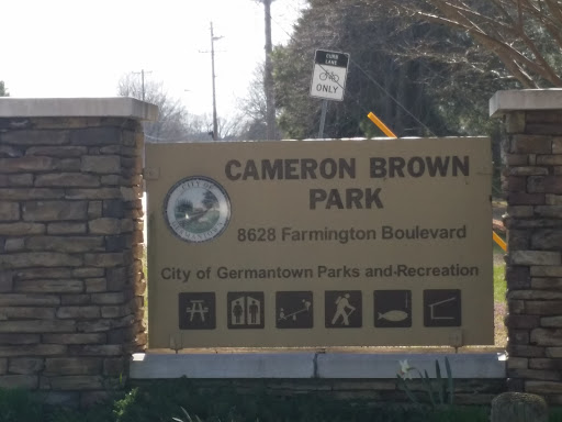 Cameron Brown Park Sign