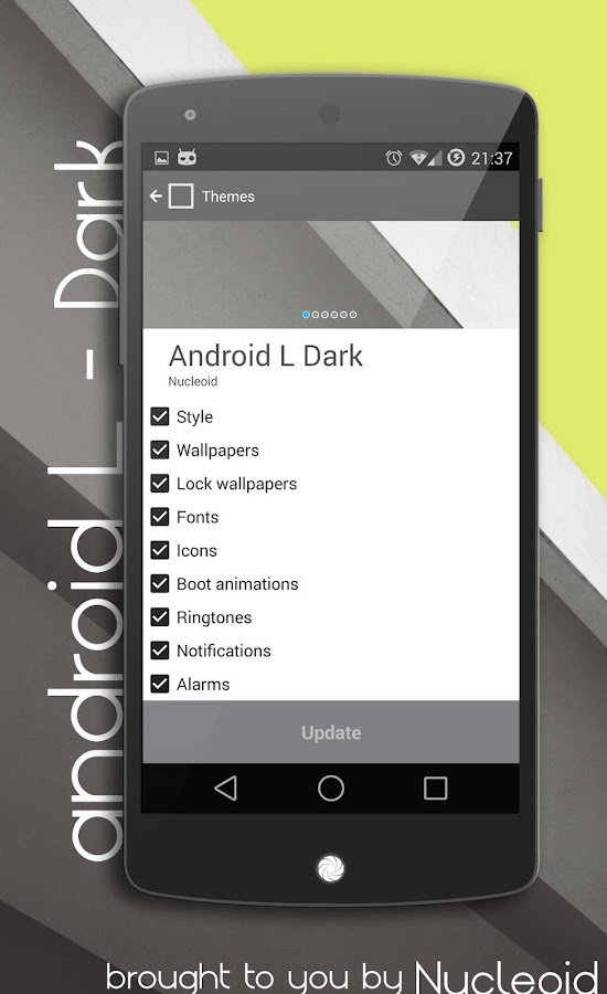 Android L Dark Theme - CM11 PA - screenshot