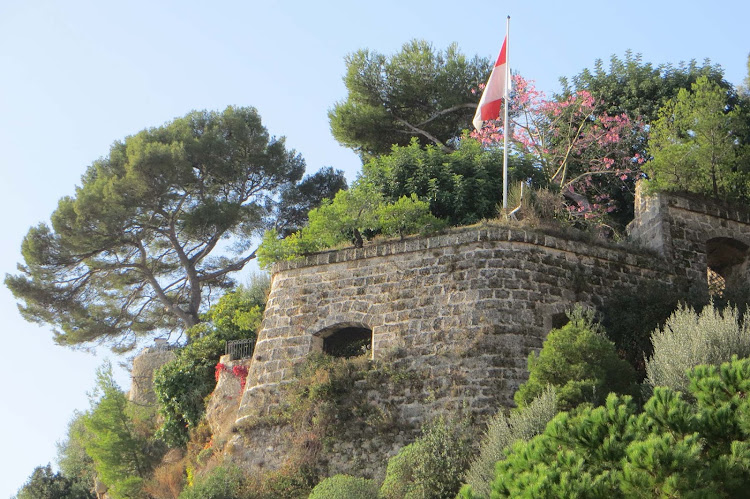 A battlement-like structure in Monte Carlo.
