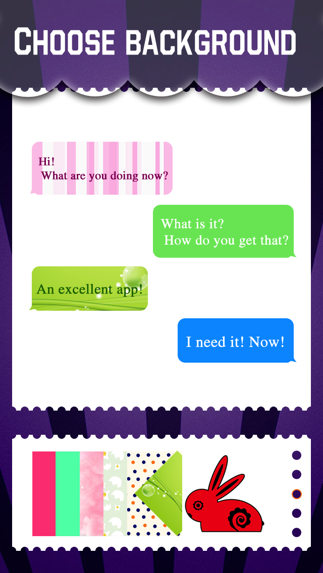 Color Text Messages Screen 2